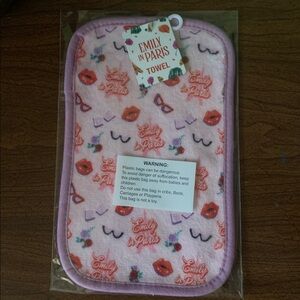 NWT Emily in Paris Pink Towel